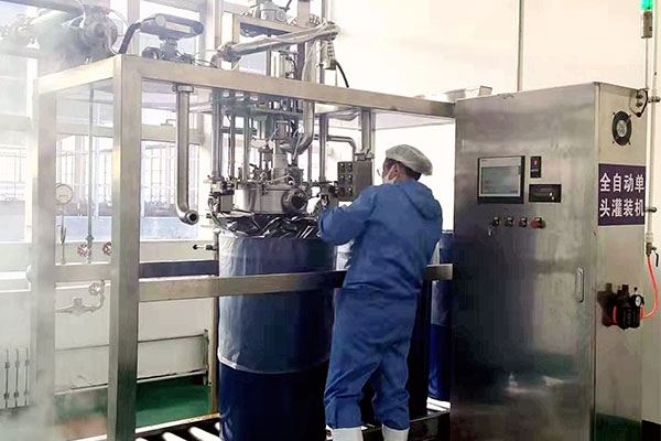 Ton box (IBC) aseptic bag filling machine